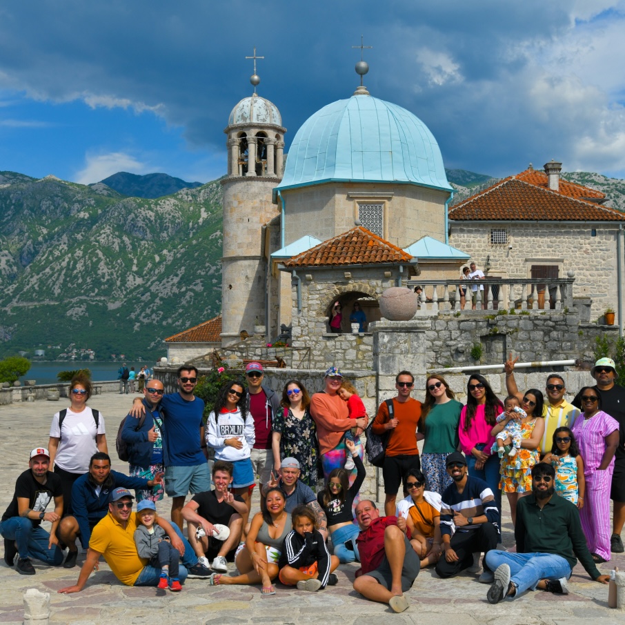 The Convert team @ Our Lady of the Rocks Kotor Bay 2024