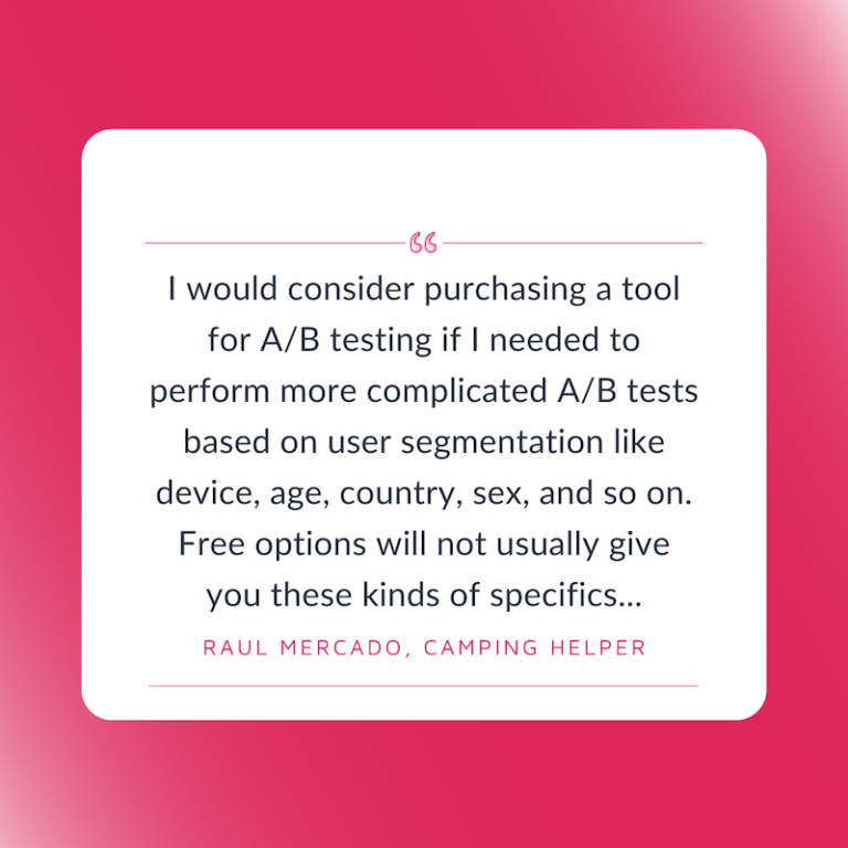 Free And Open Source A/B Testing Tools